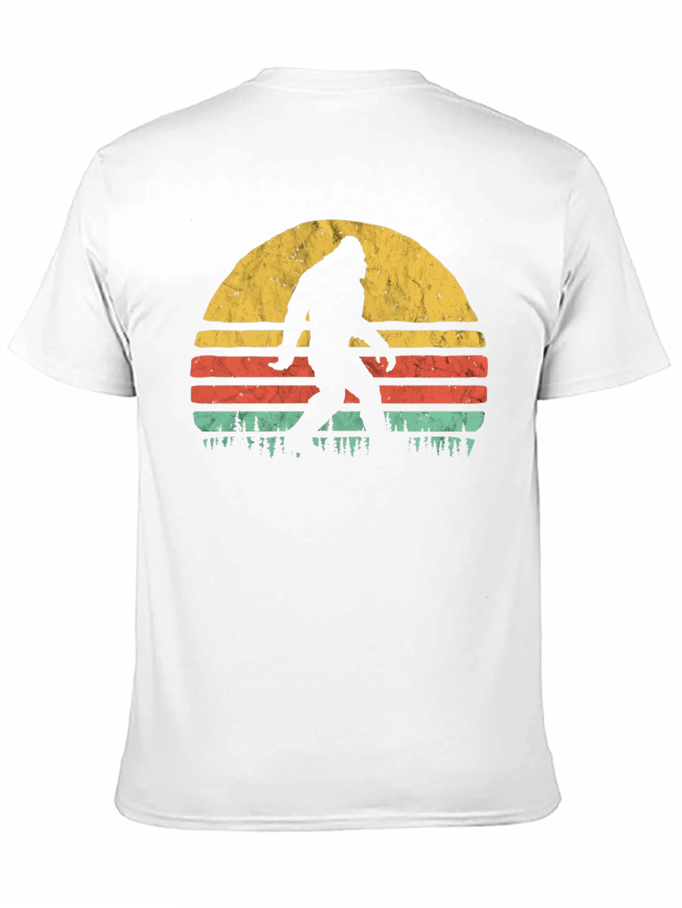 Bigfoot Sunset Graphic T-Shirt - Cryptozoology Apparel