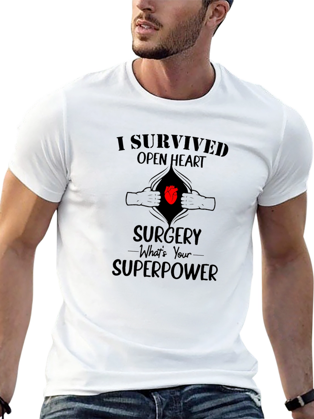 Open Heart Surgery Survivor T-Shirt