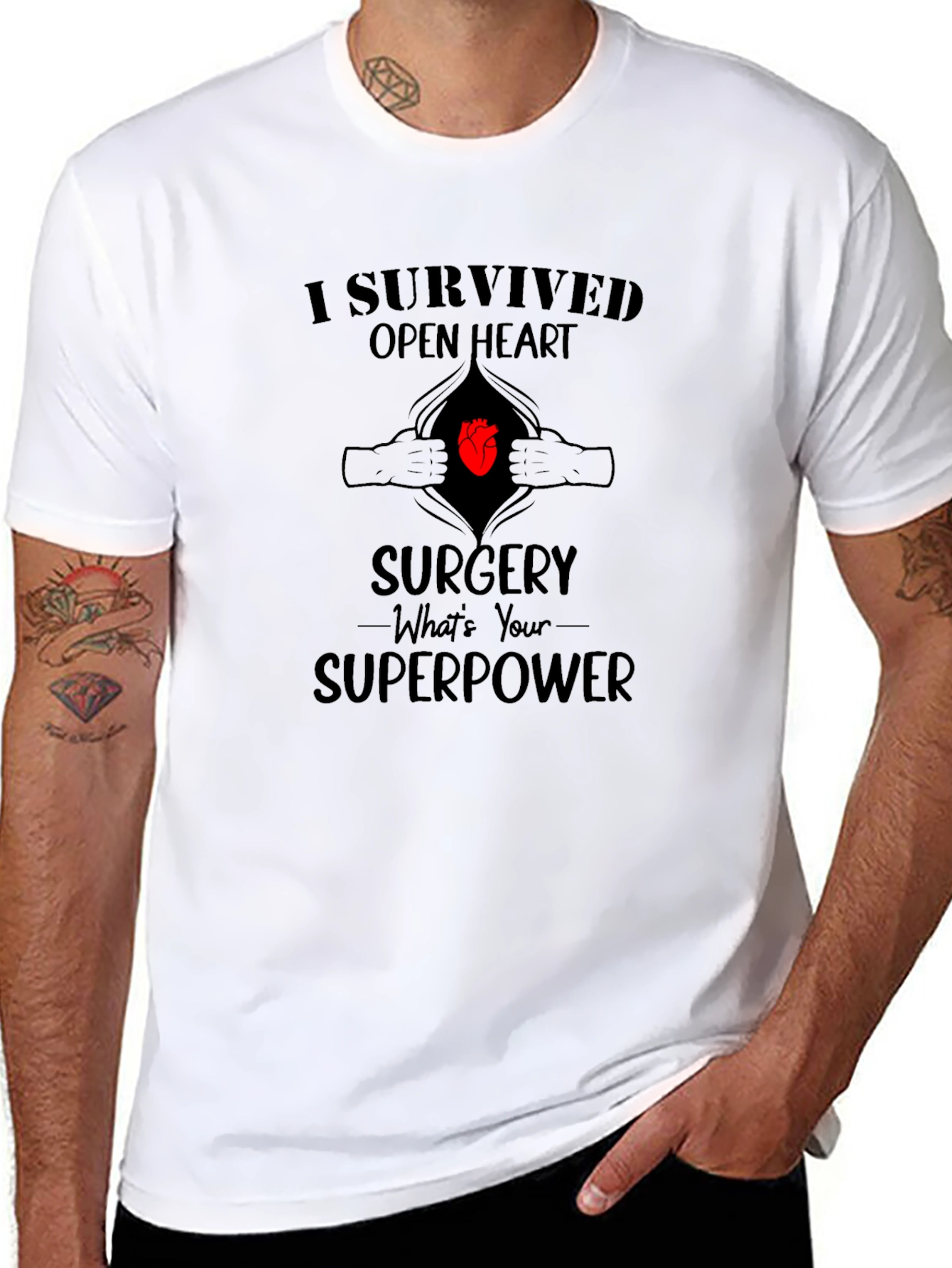Open Heart Surgery Survivor T-Shirt