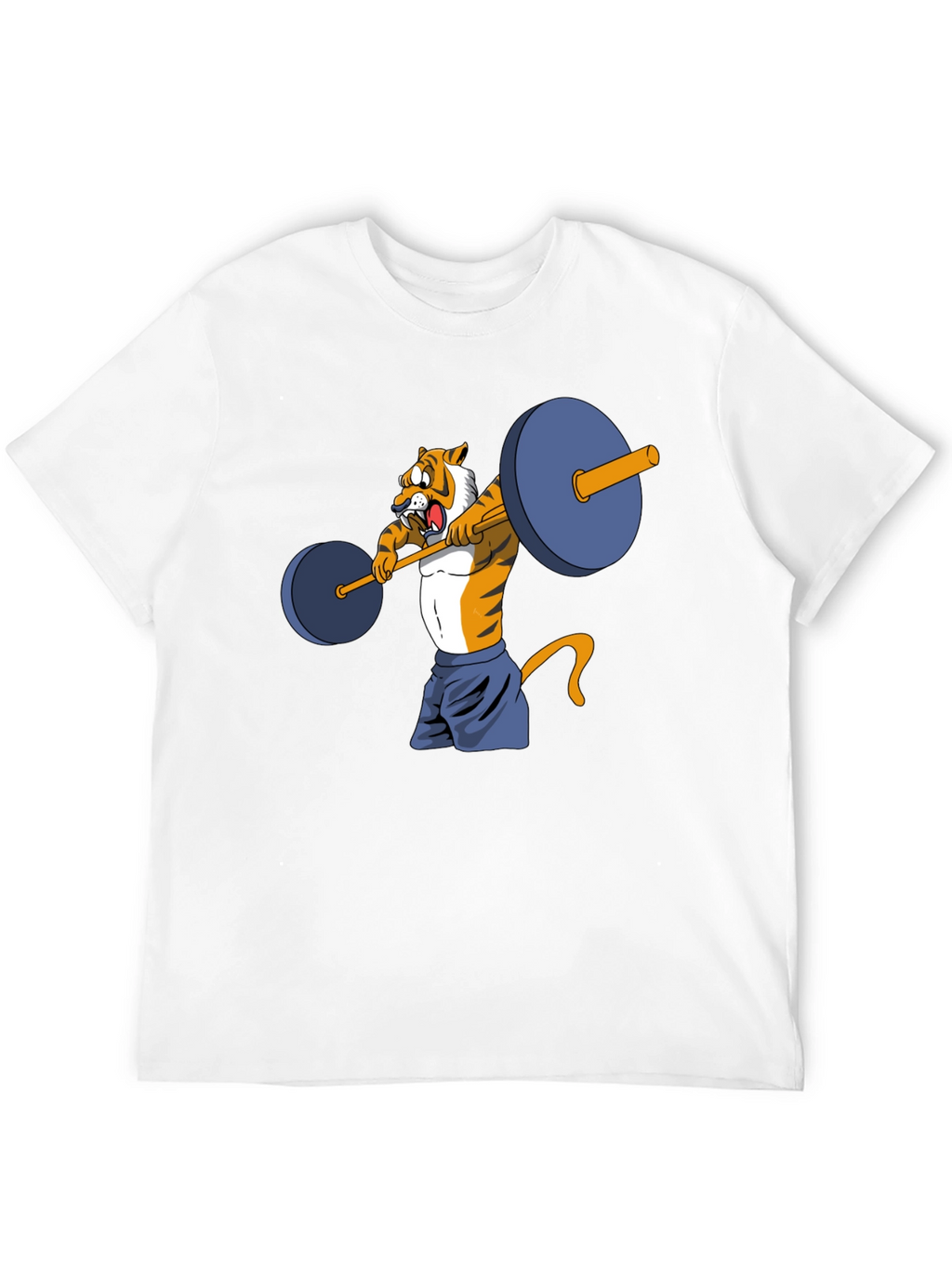 Tiger Lifting Weights Graphic Tee