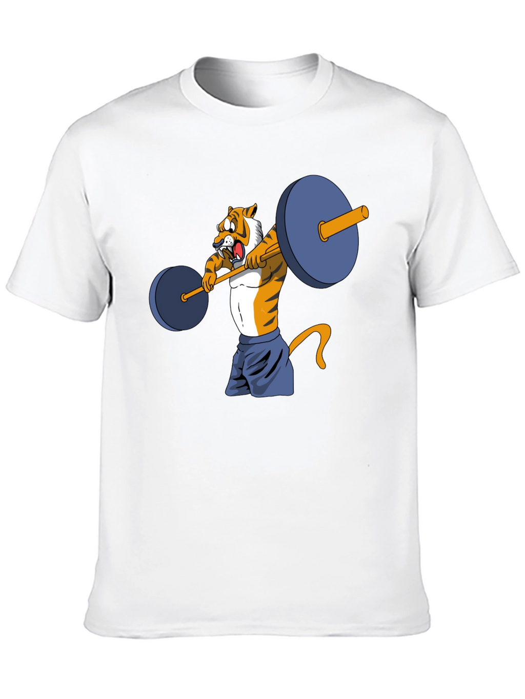 Tiger Lifting Weights Graphic Tee