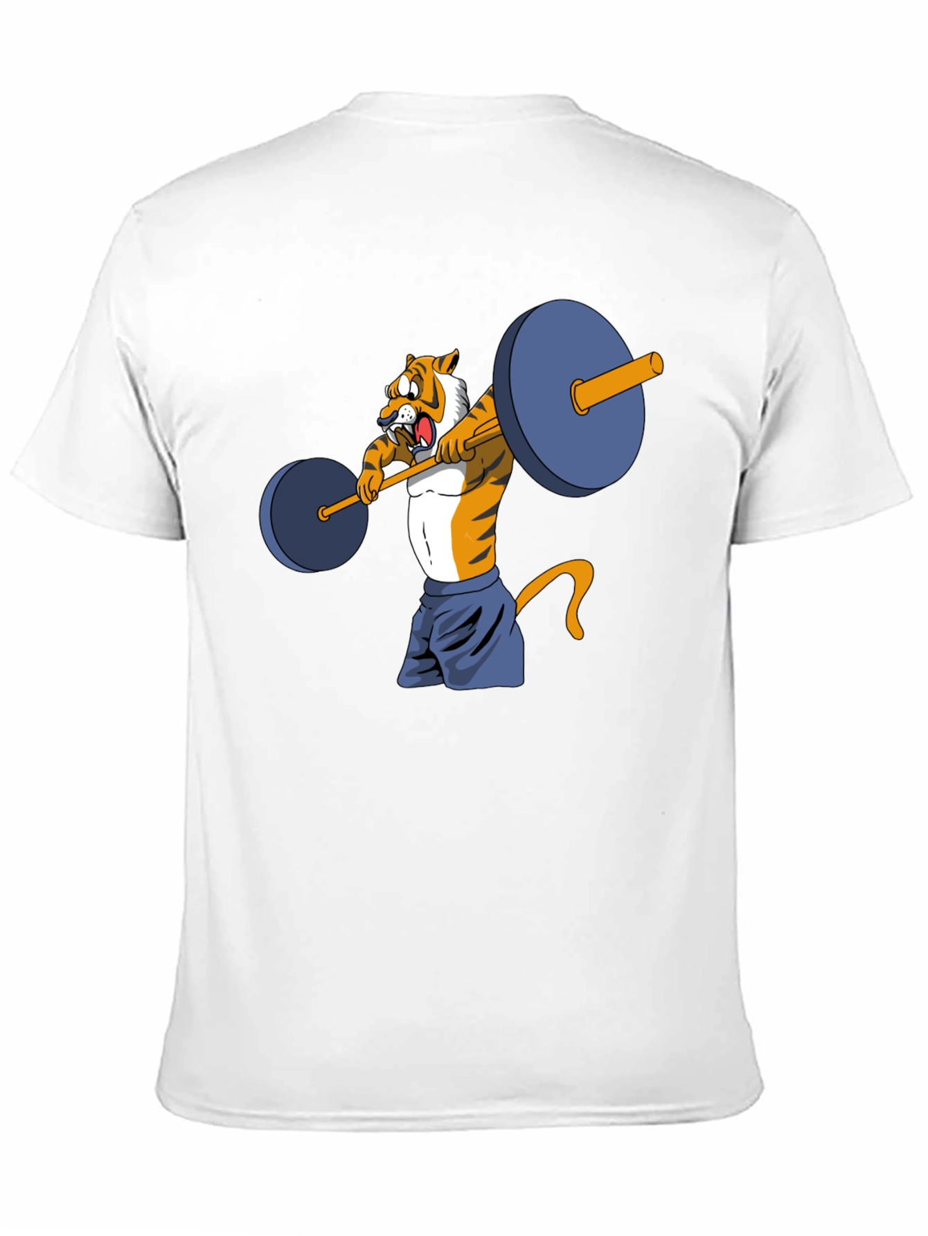 Tiger Lifting Weights Graphic Tee