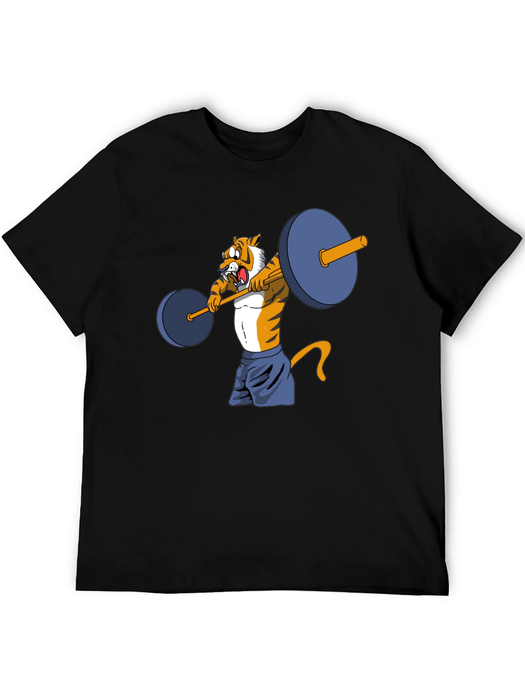 Tiger Lifting Weights Graphic Tee