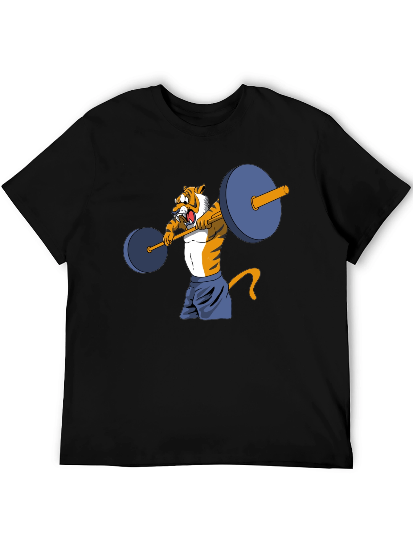 Tiger Lifting Weights Graphic Tee