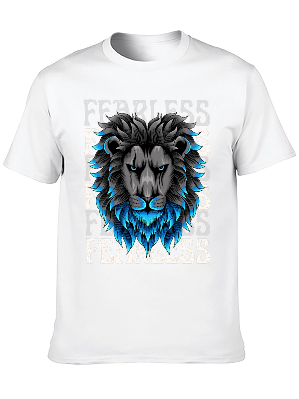 Fearless Lion Graphic T-Shirt