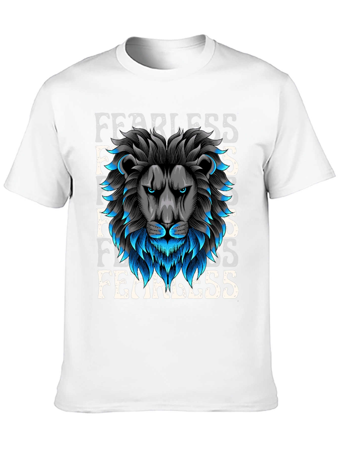 Fearless Lion Graphic T-Shirt