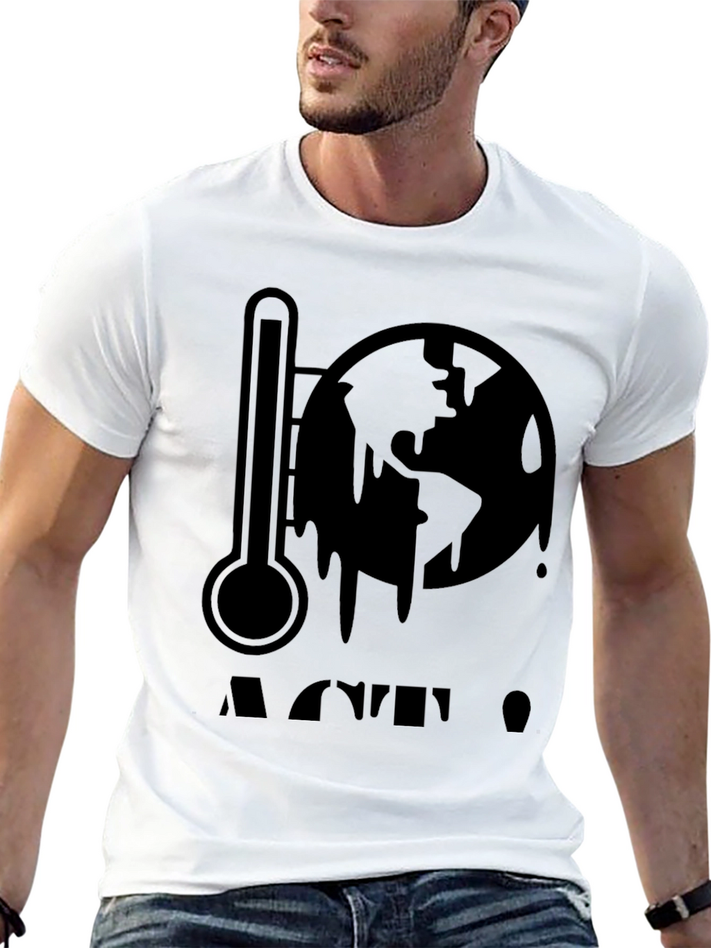 Global Warming Awareness Tee - Black