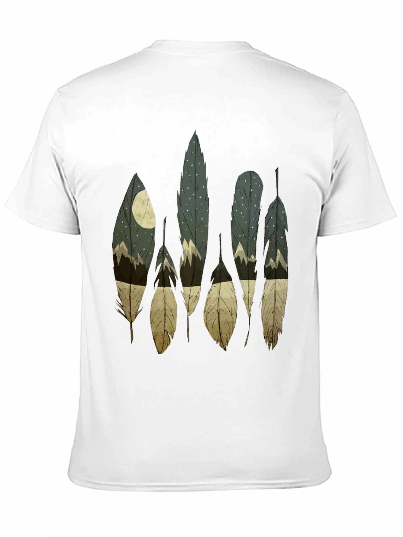 Feather Nightscape Graphic Tee