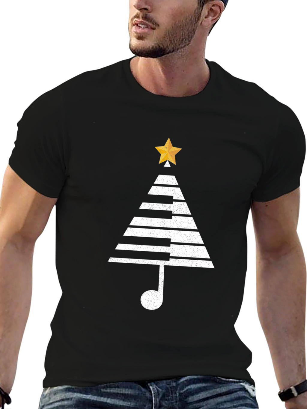 Musical Christmas Tree Graphic Tee