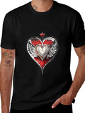 Winged Heart Graphic T-Shirt - Cool Design