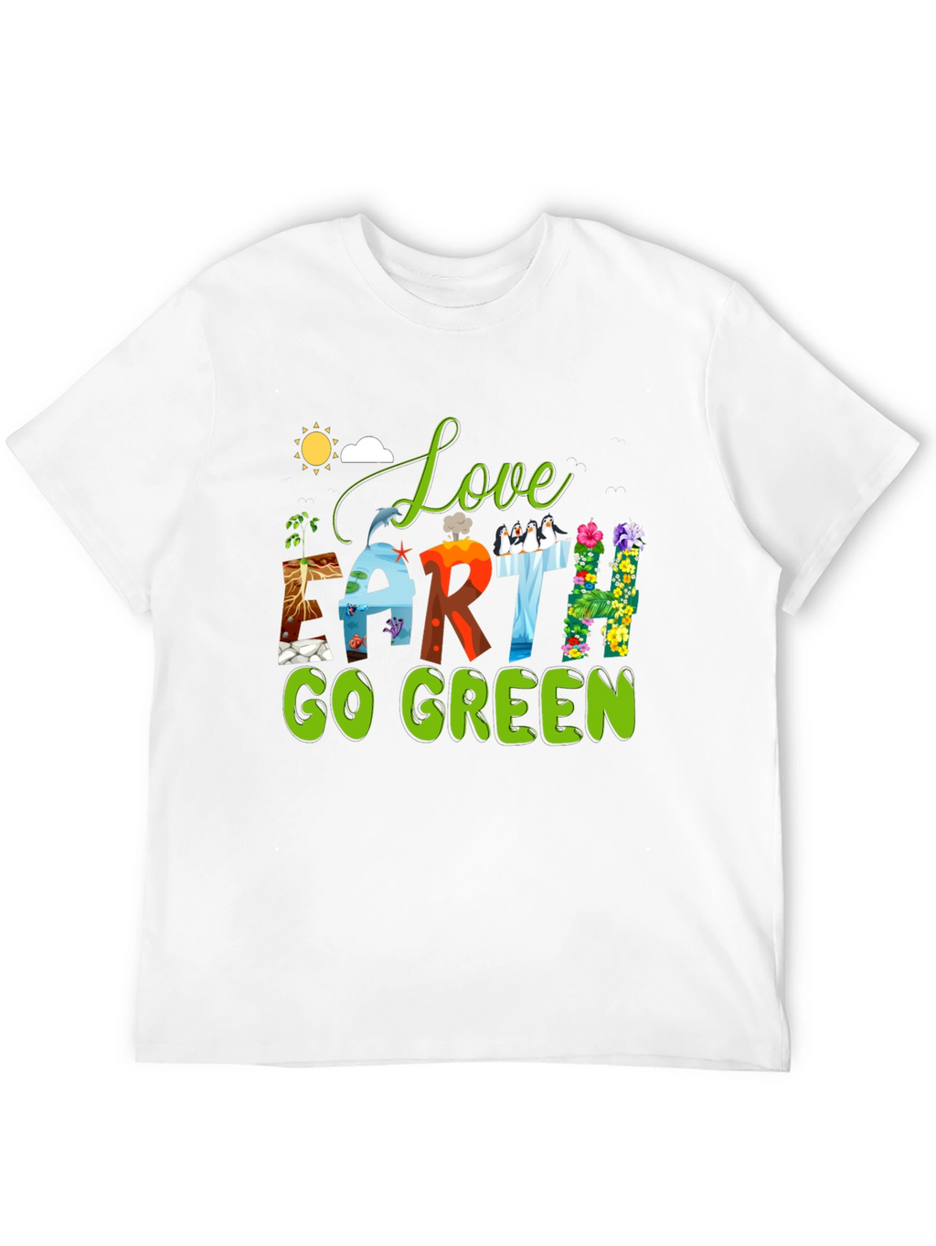 Love Earth Go Green T-Shirt