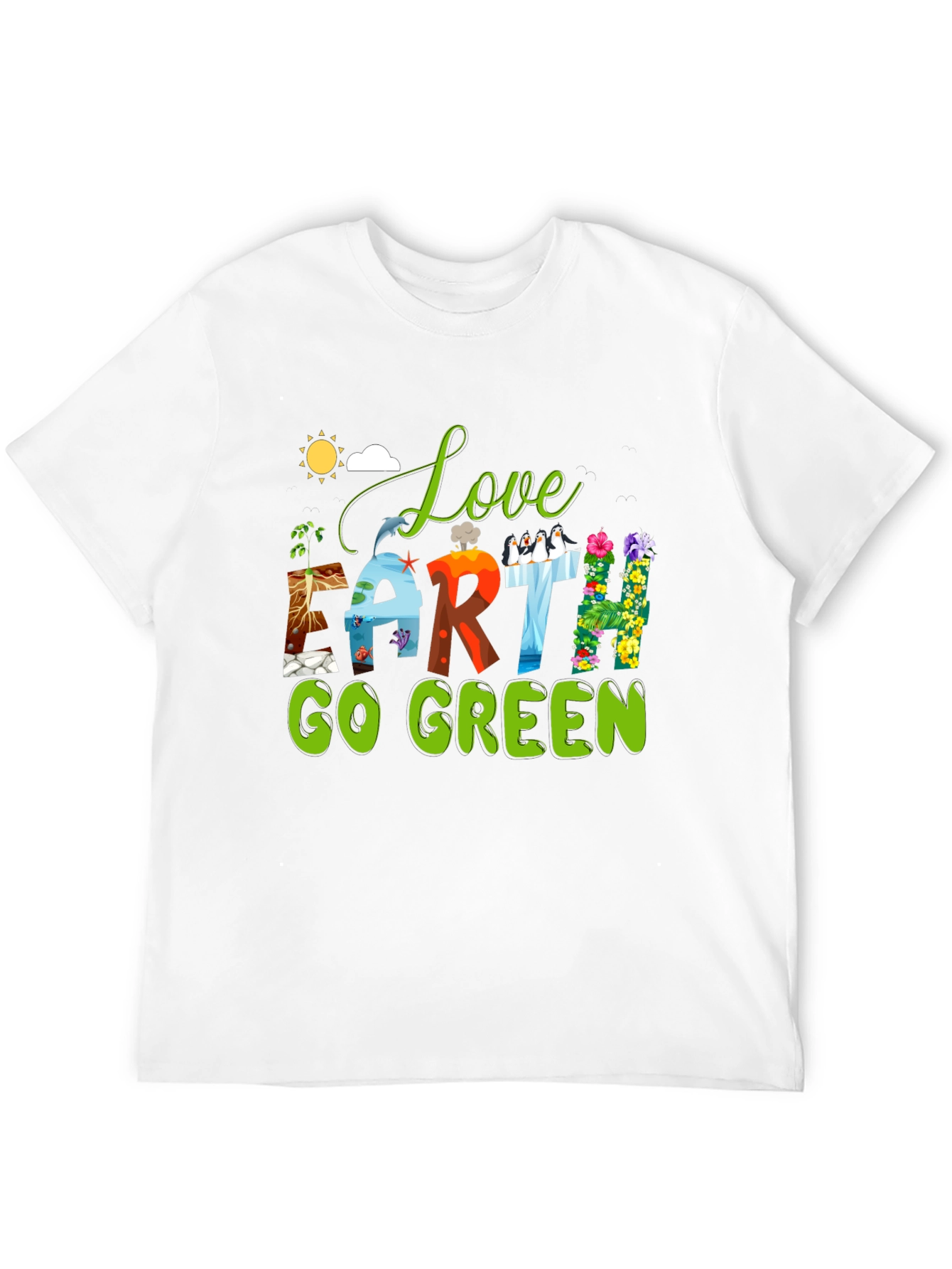 Love Earth Go Green T-Shirt