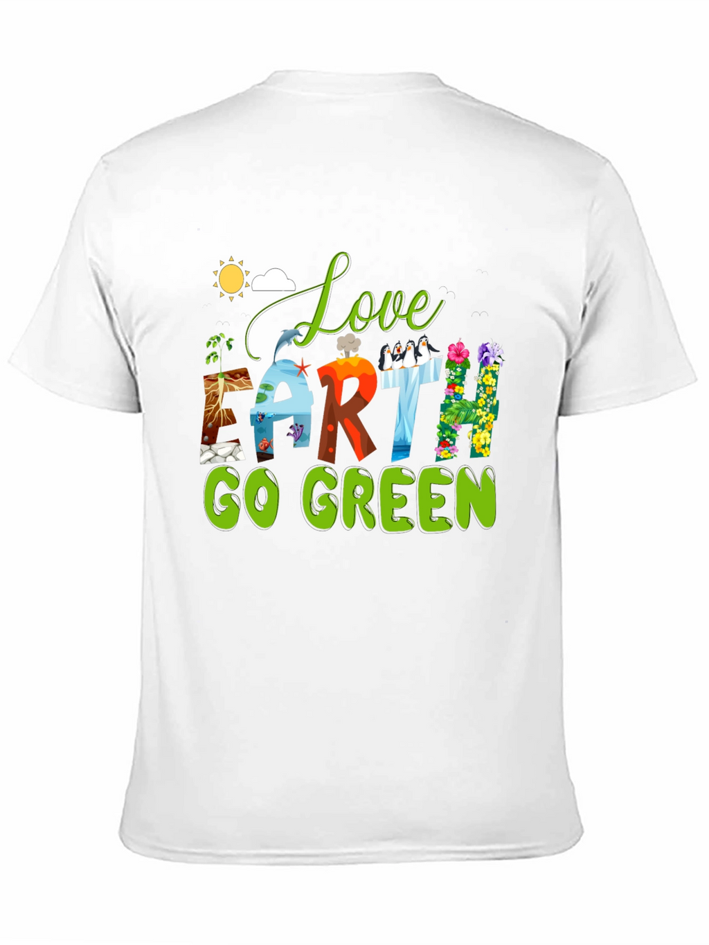 Love Earth Go Green T-Shirt