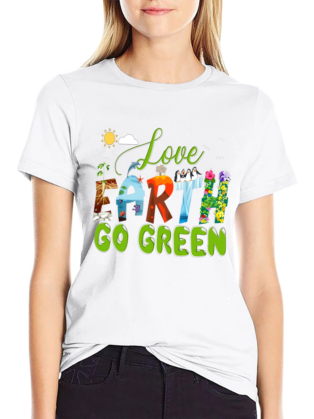 Love Earth Go Green T-Shirt