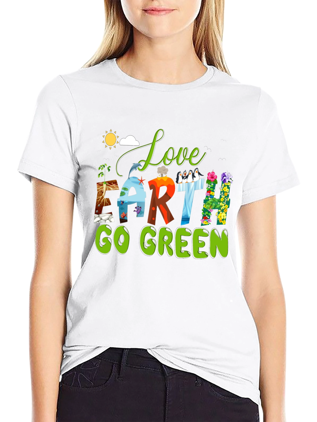 Love Earth Go Green T-Shirt