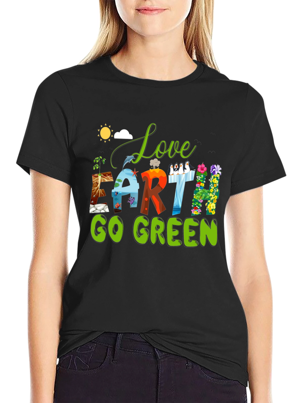 Love Earth Go Green T-Shirt