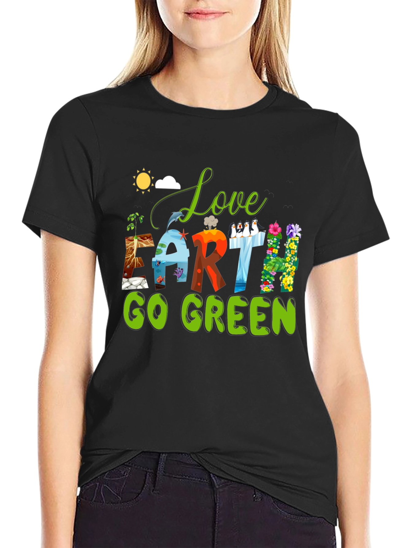 Love Earth Go Green T-Shirt