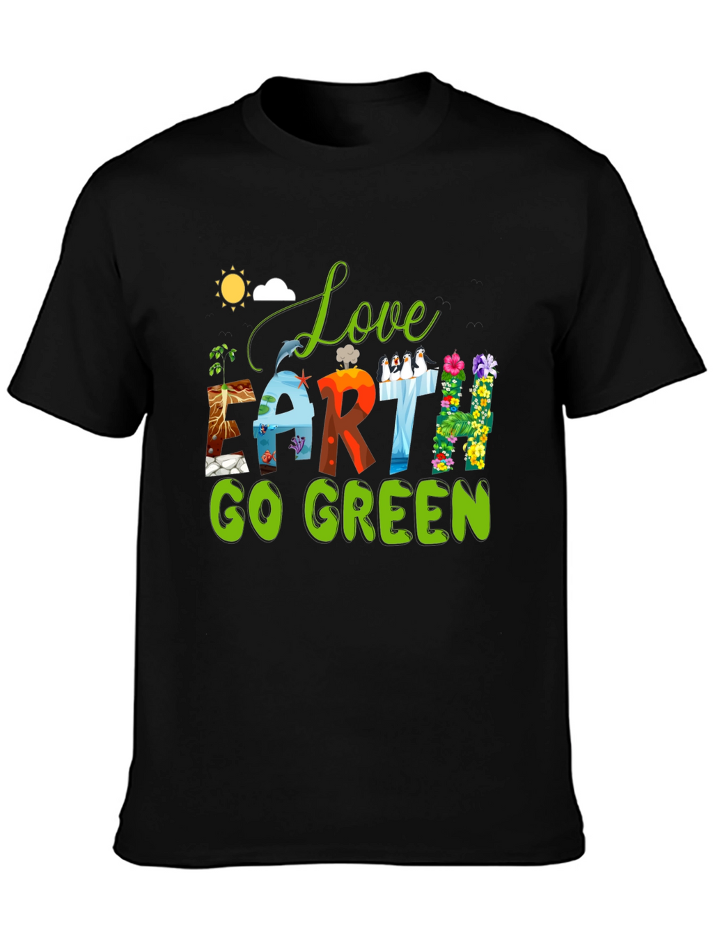 Love Earth Go Green T-Shirt
