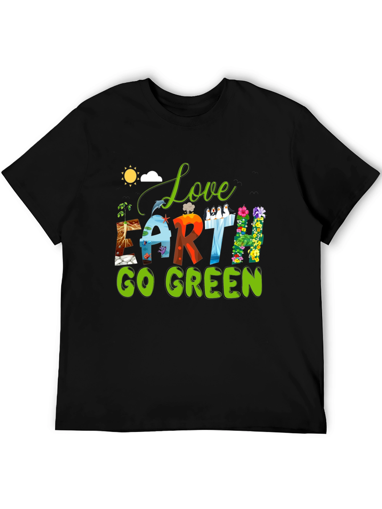 Love Earth Go Green T-Shirt