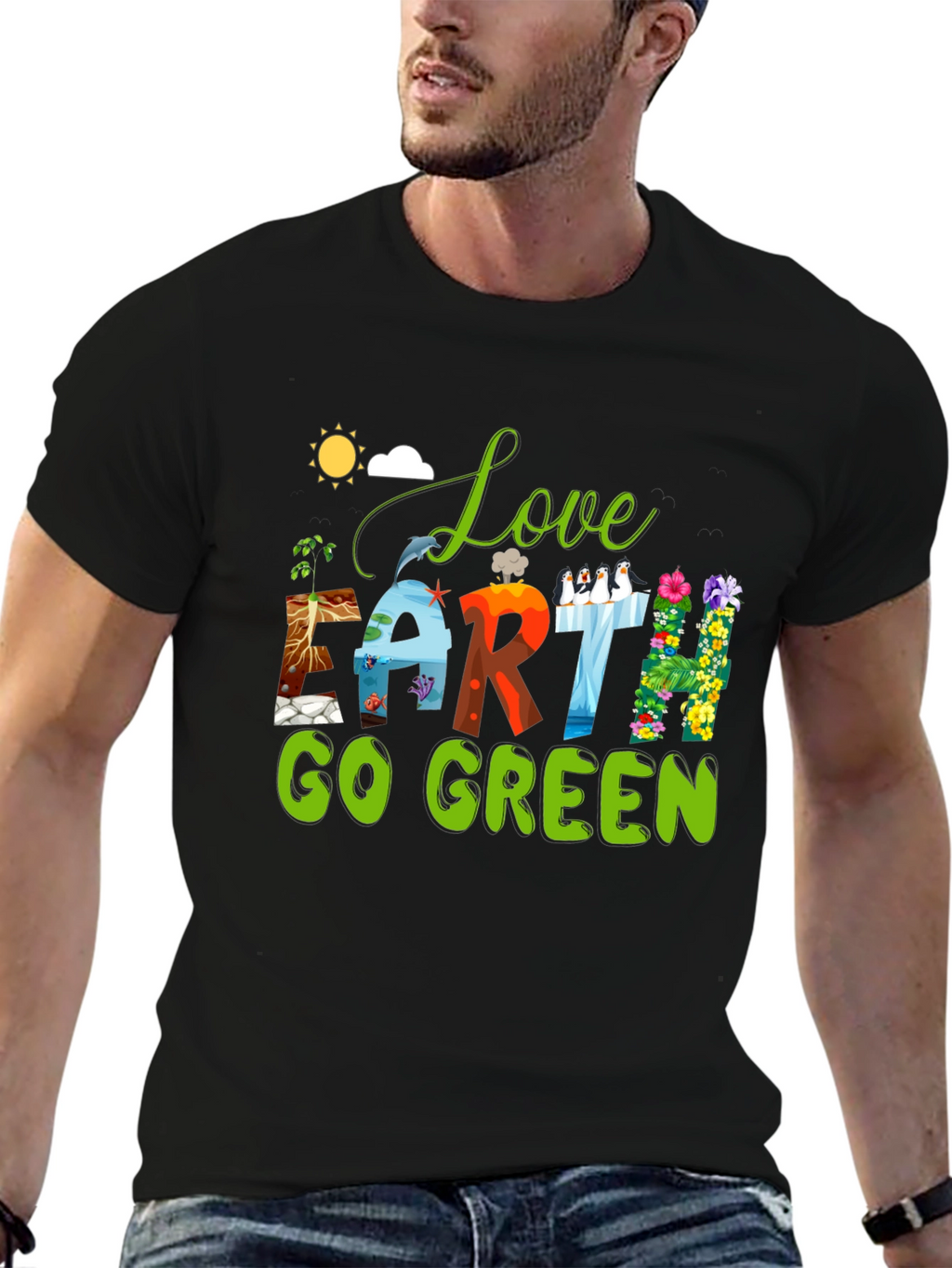 Love Earth Go Green T-Shirt