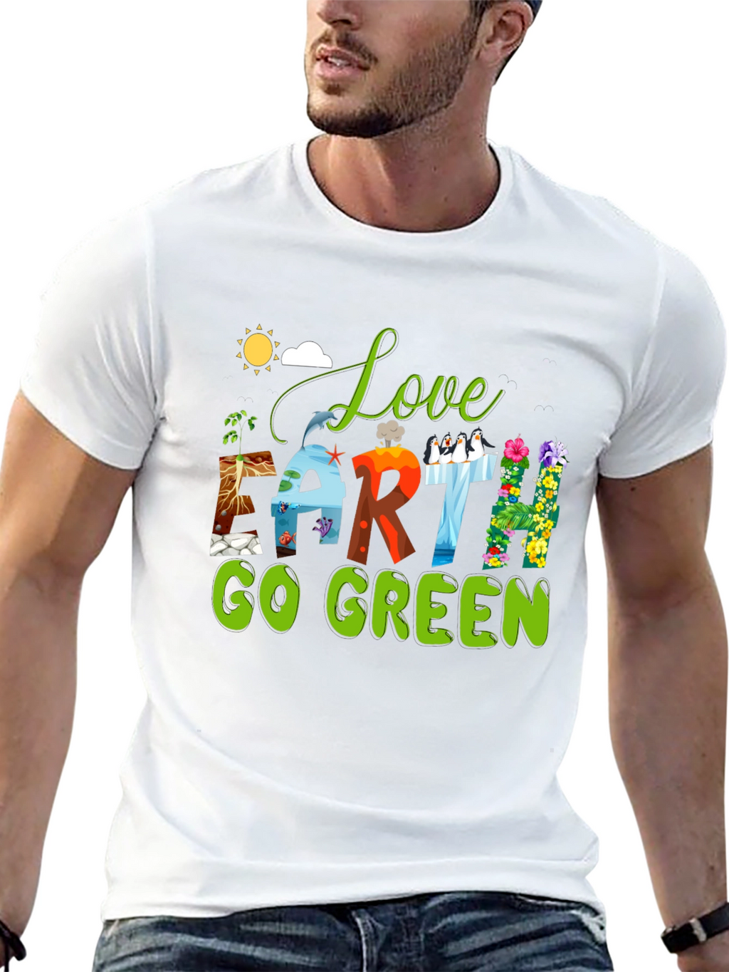 Love Earth Go Green T-Shirt