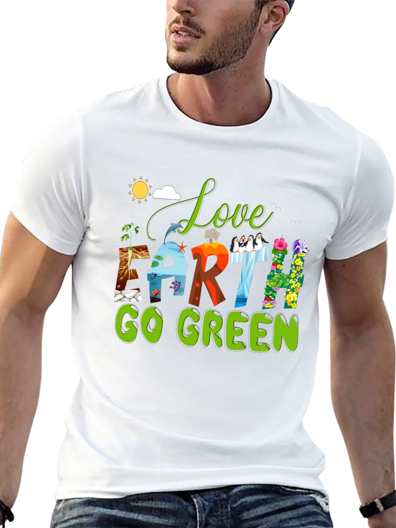 Love Earth Go Green T-Shirt
