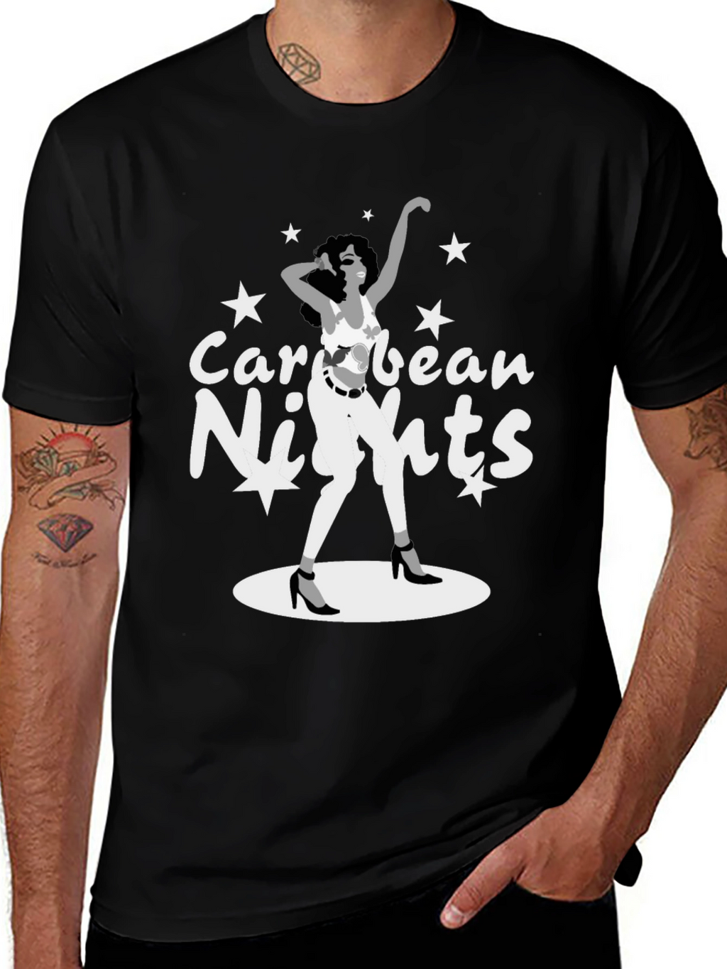 Caribbean Nights Graphic T-Shirt