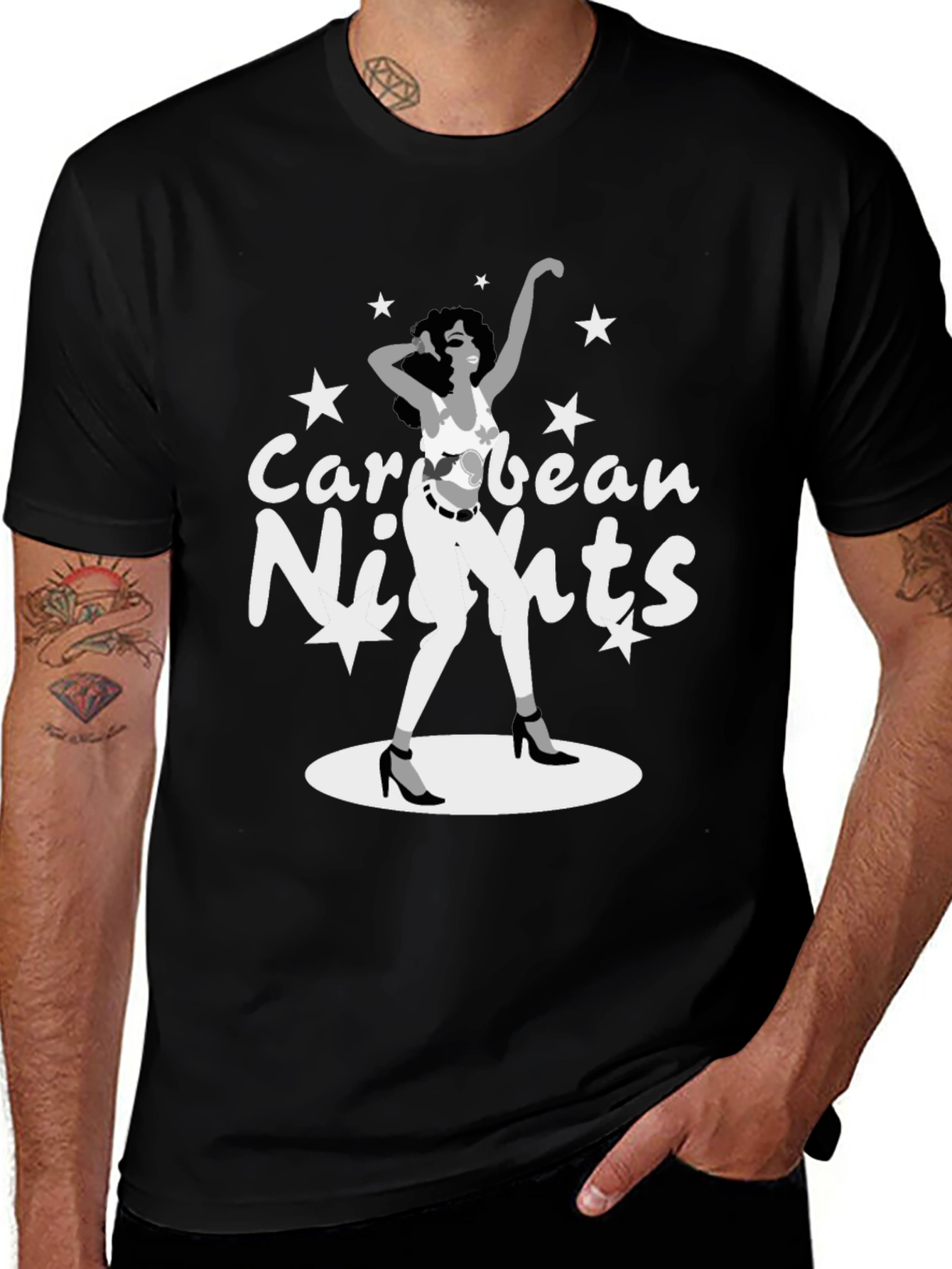 Caribbean Nights Graphic T-Shirt