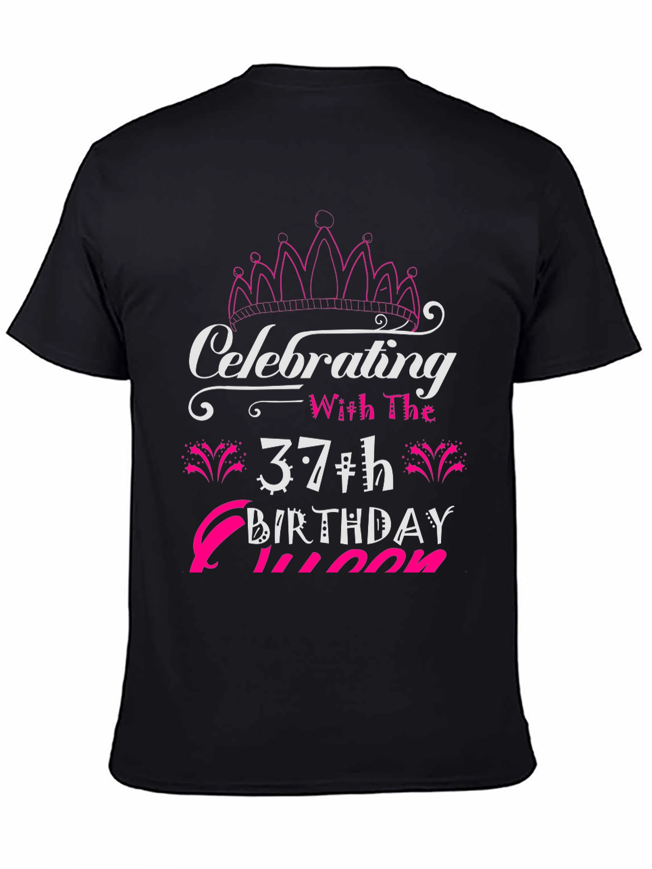 Celebrating 37th Birthday Queen T-Shirt