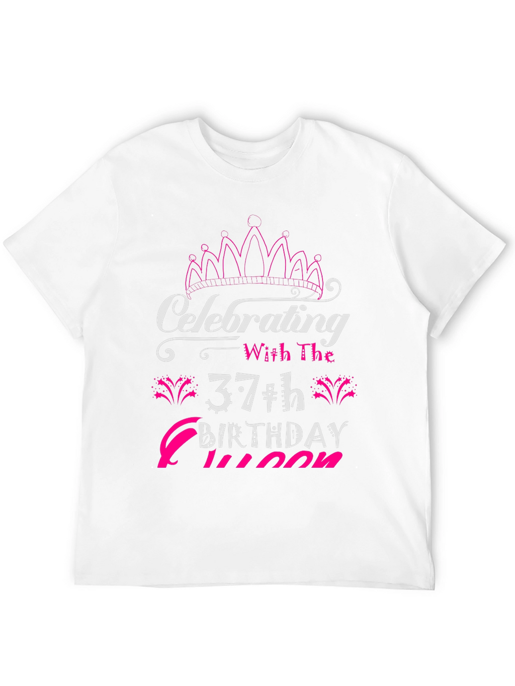 Celebrating 37th Birthday Queen T-Shirt