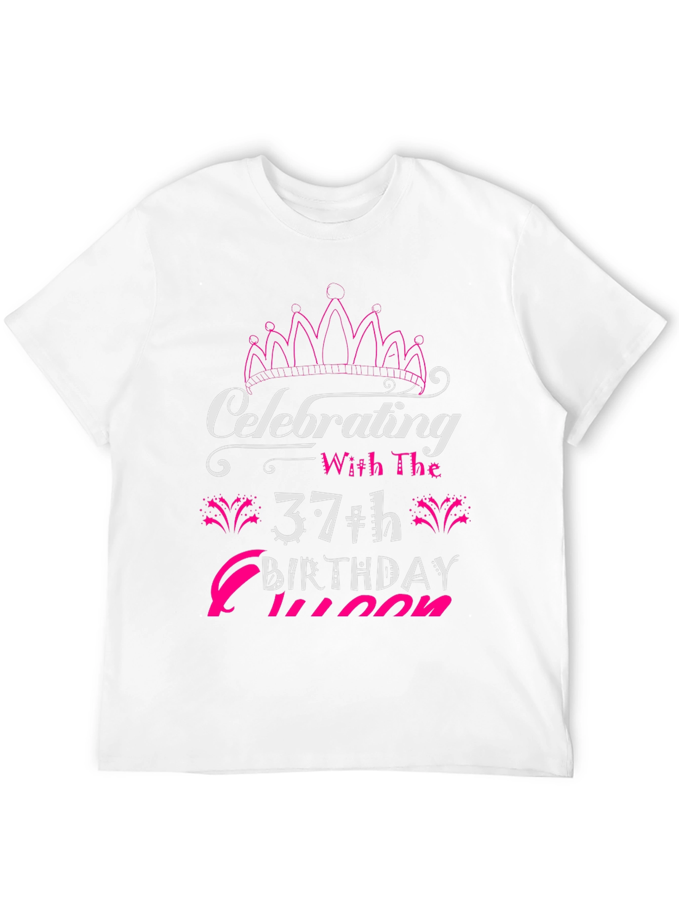 Celebrating 37th Birthday Queen T-Shirt