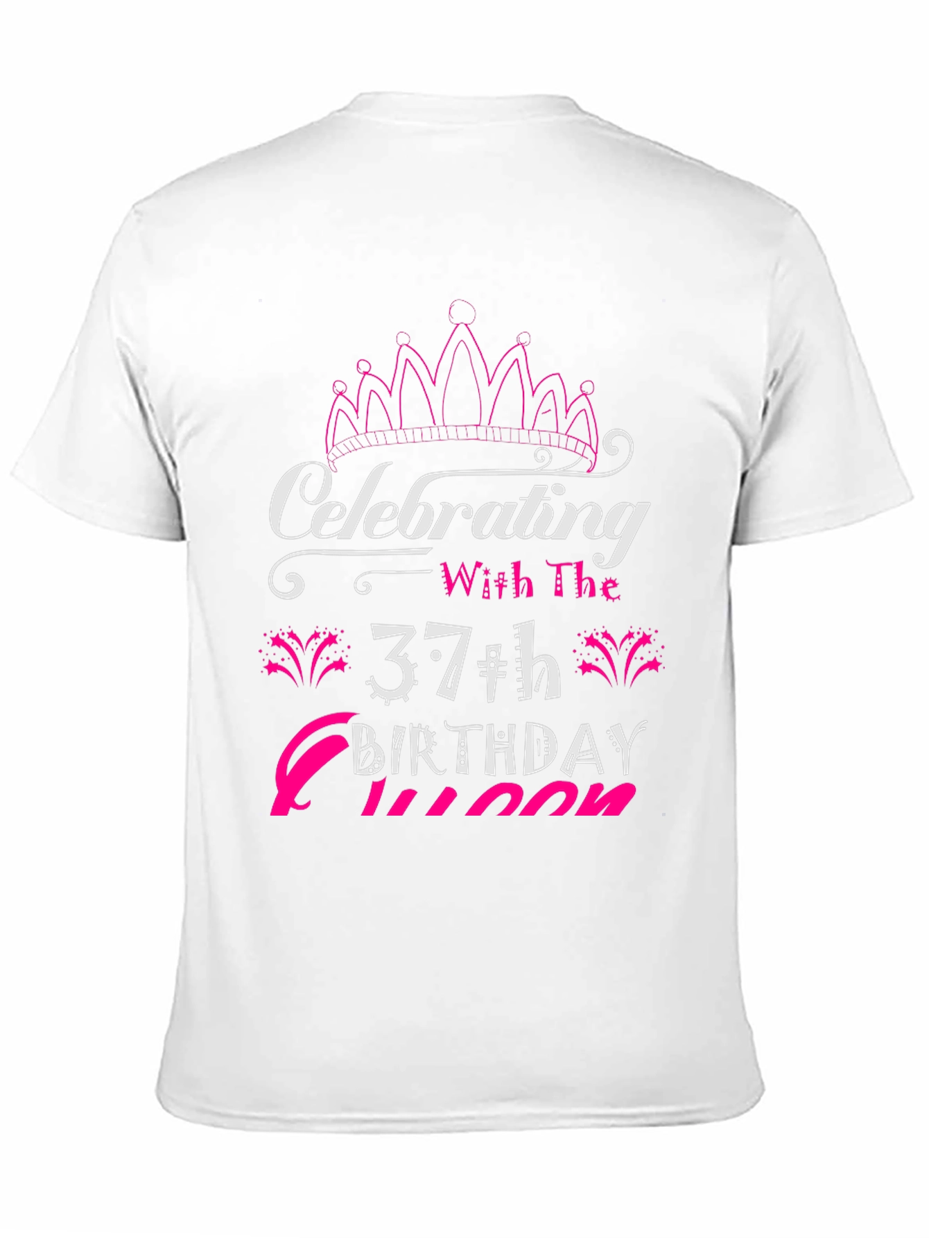 Celebrating 37th Birthday Queen T-Shirt