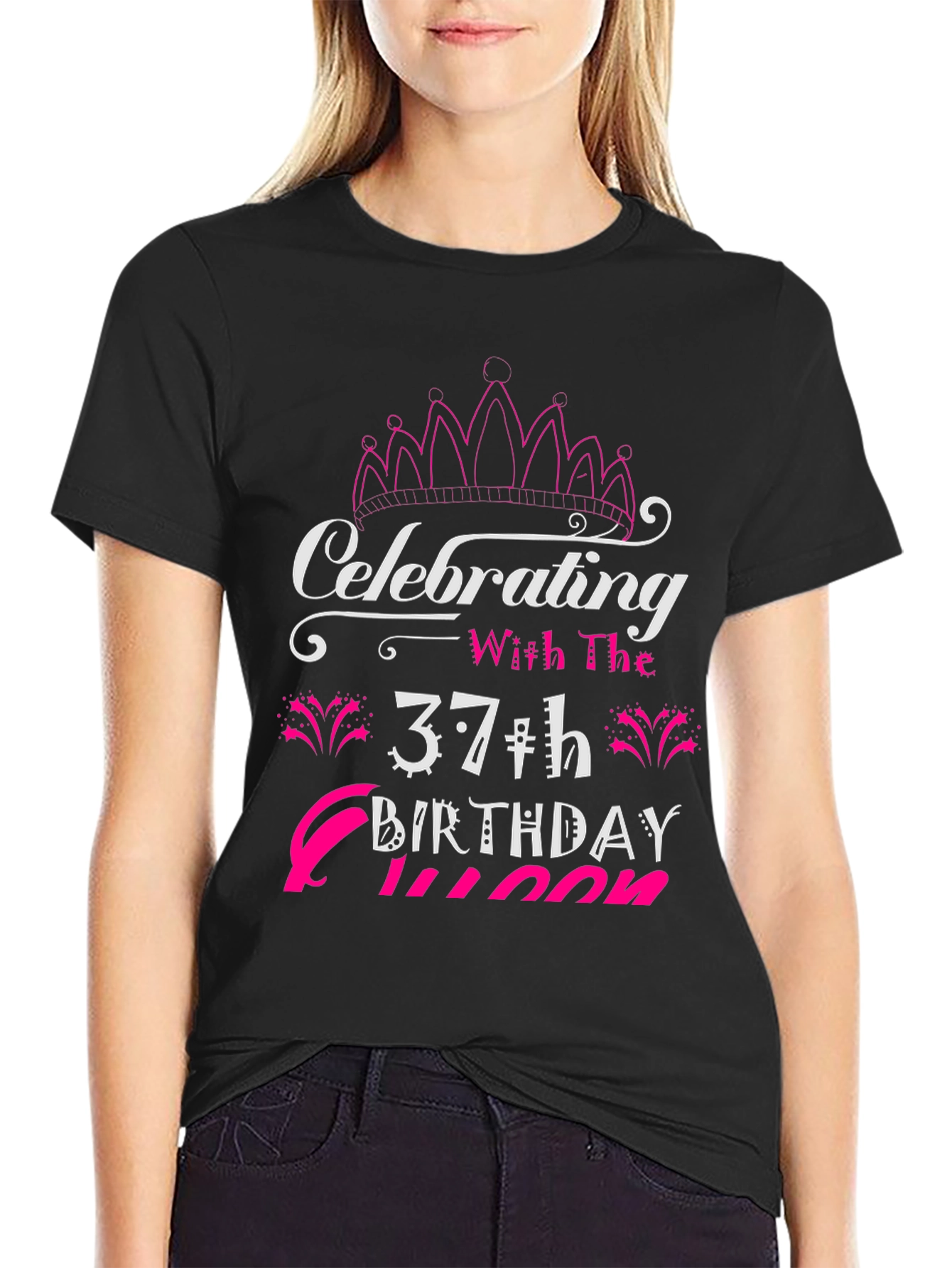 Celebrating 37th Birthday Queen T-Shirt