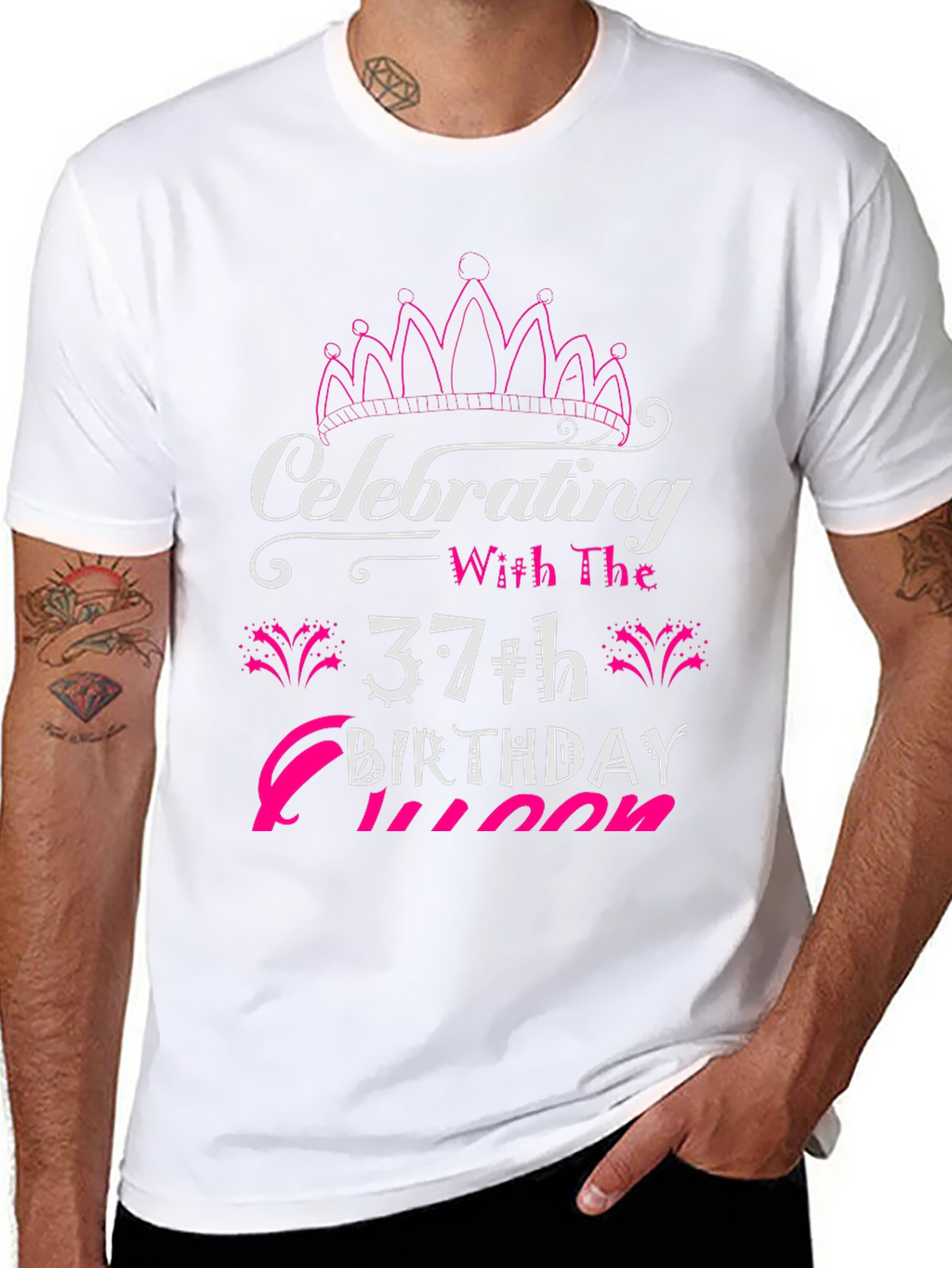 Celebrating 37th Birthday Queen T-Shirt