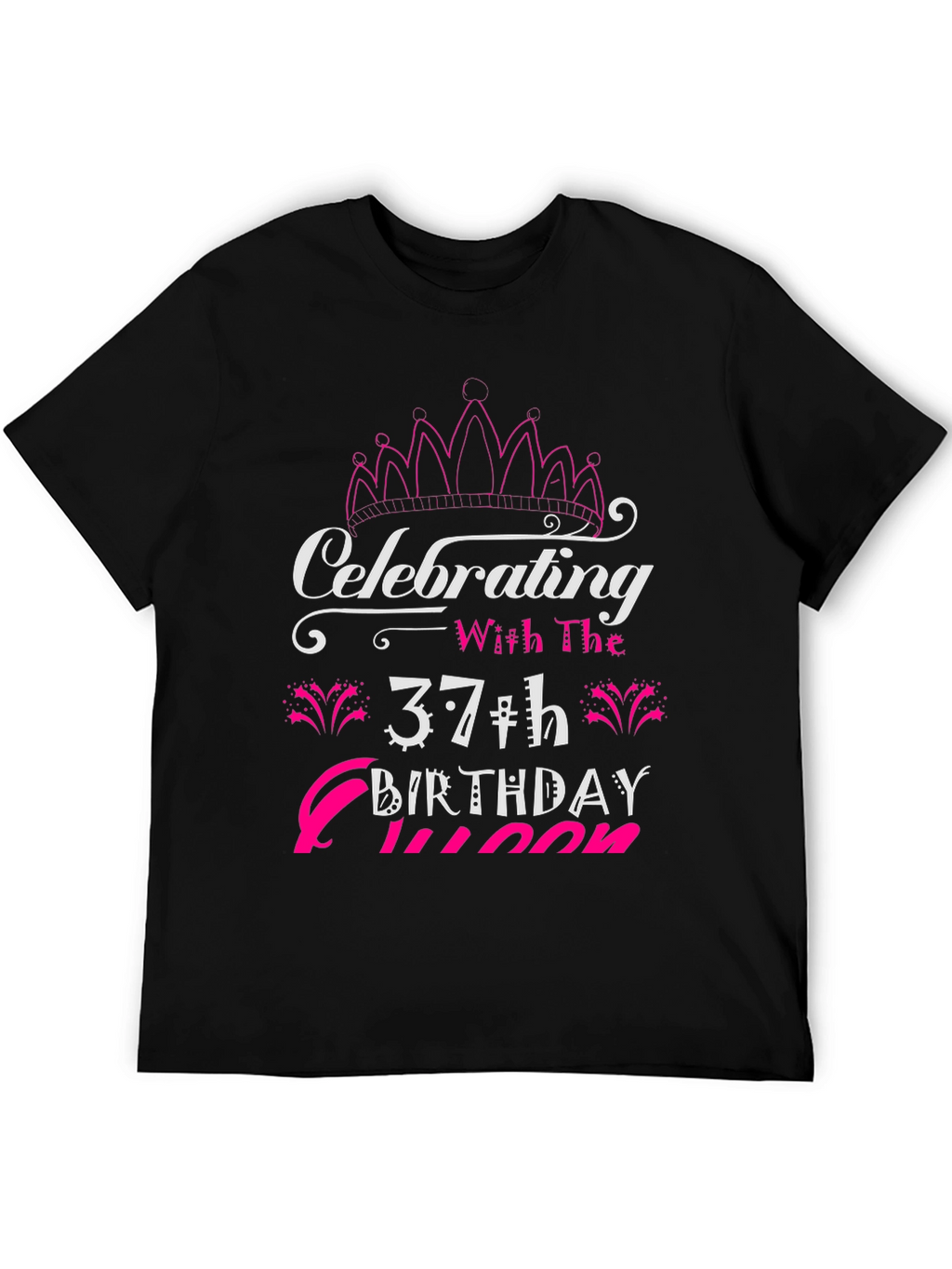 Celebrating 37th Birthday Queen T-Shirt