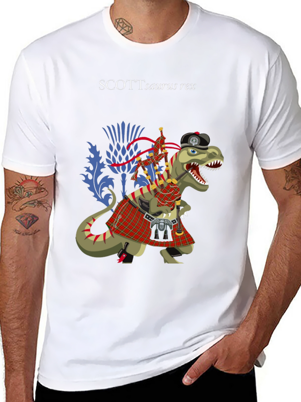 Scottish Dinosaur T-Shirt