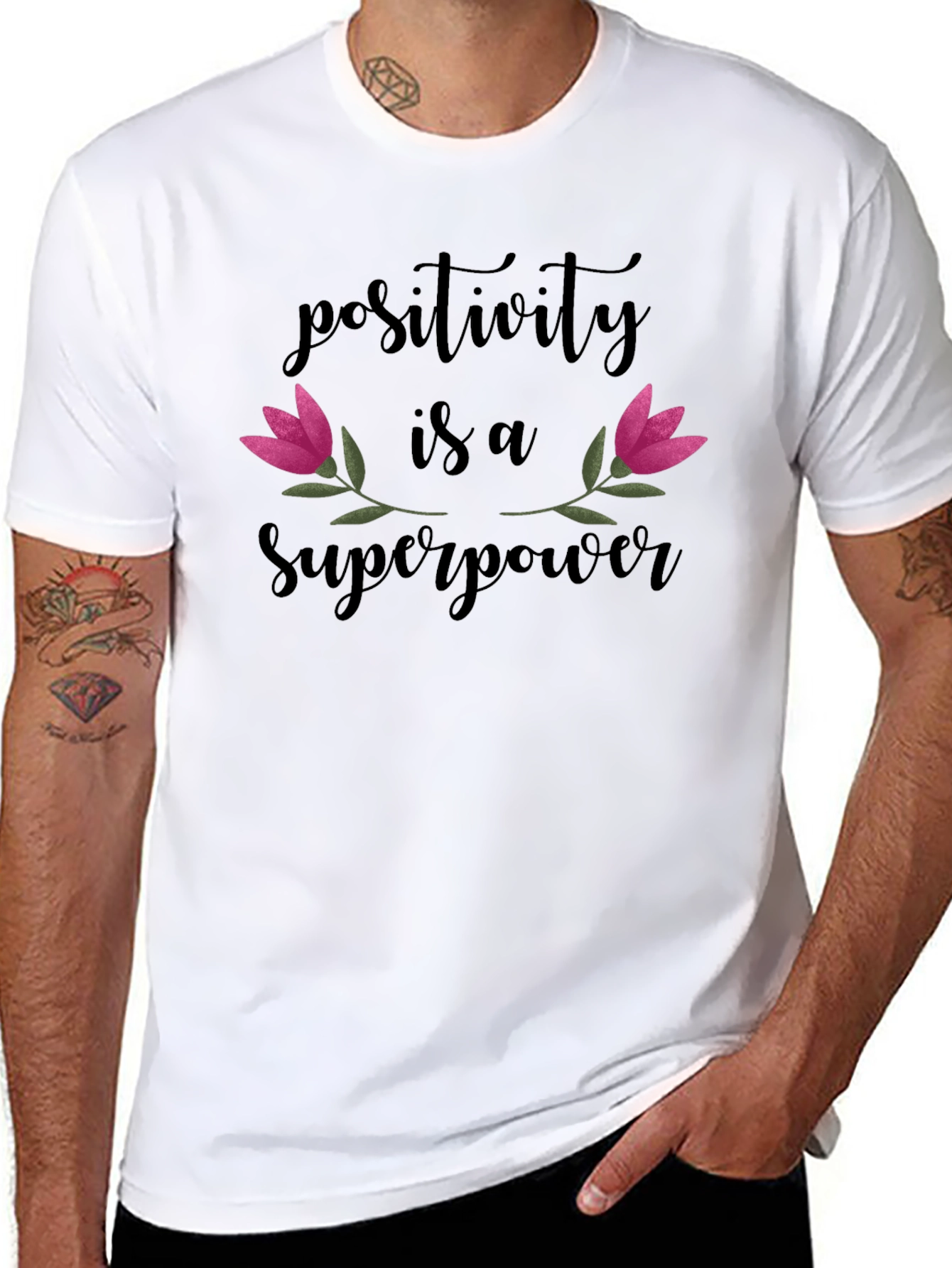 Positivity is a Superpower Graphic T-Shirt