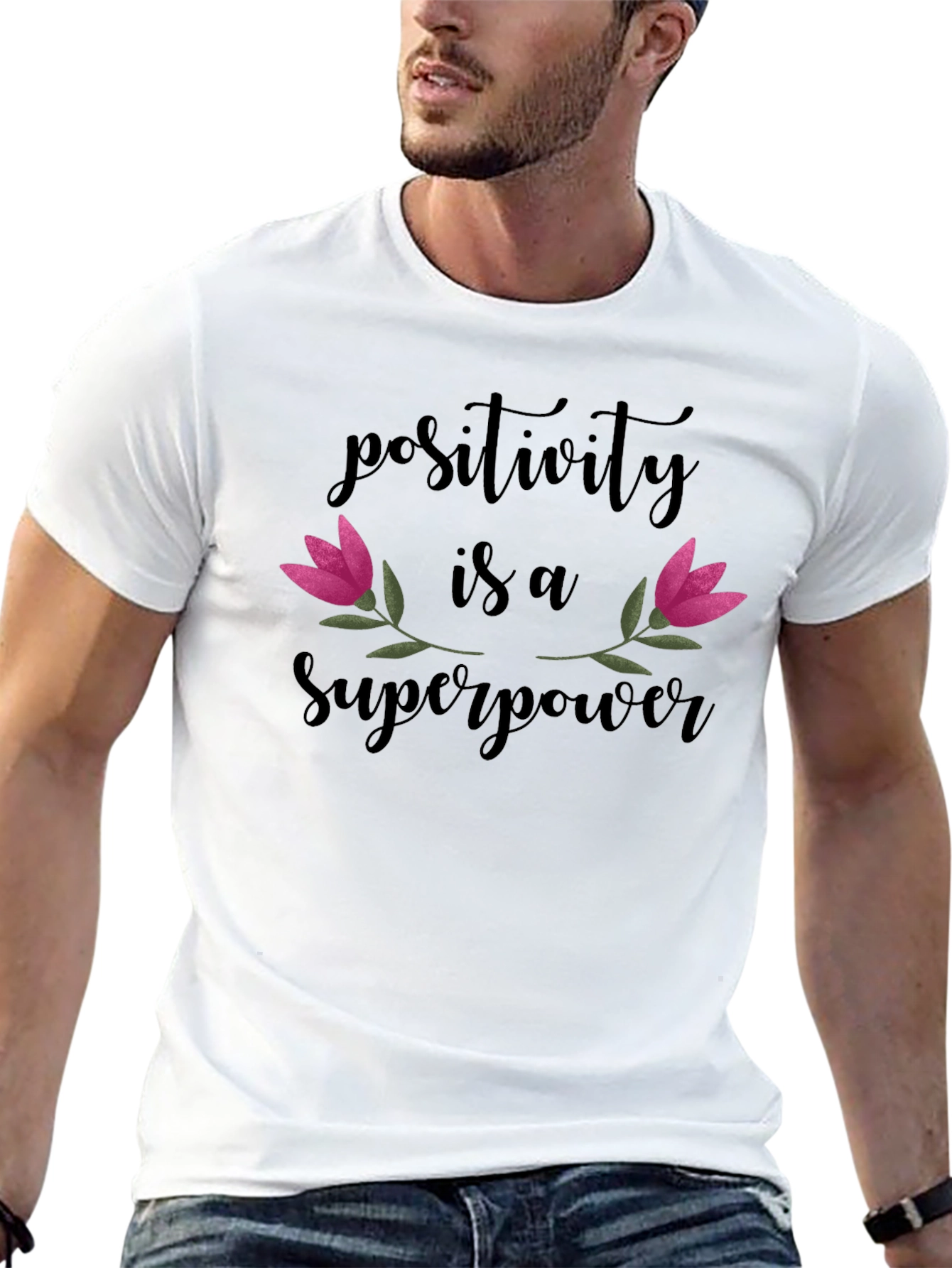 Positivity is a Superpower Graphic T-Shirt