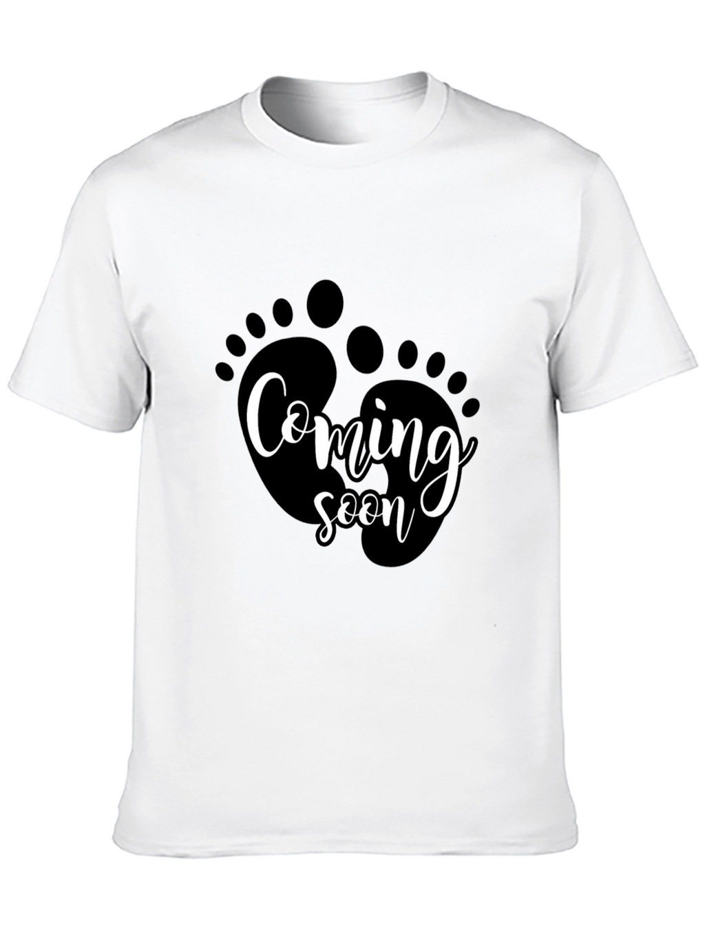 Coming Soon Baby Feet Graphic Tee