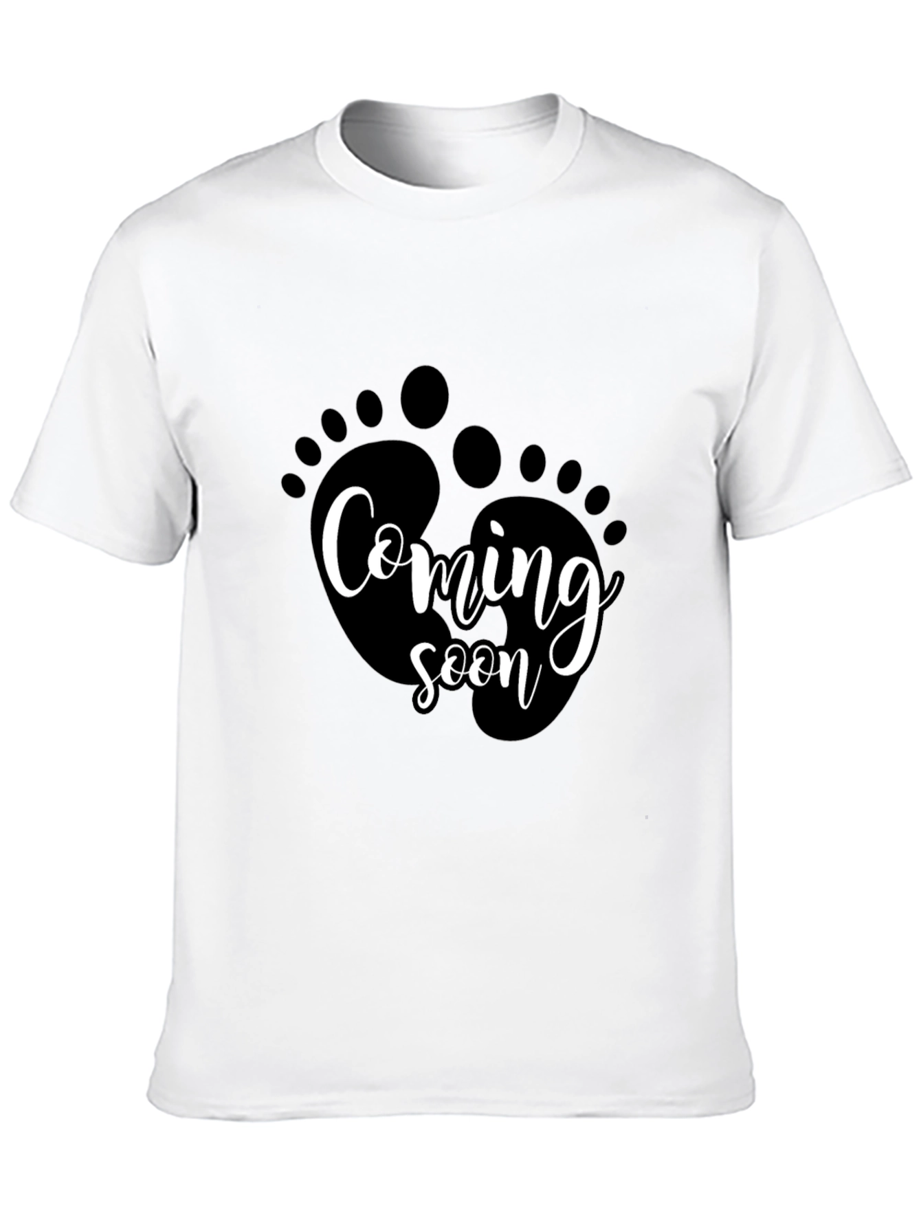 Coming Soon Baby Feet Graphic Tee