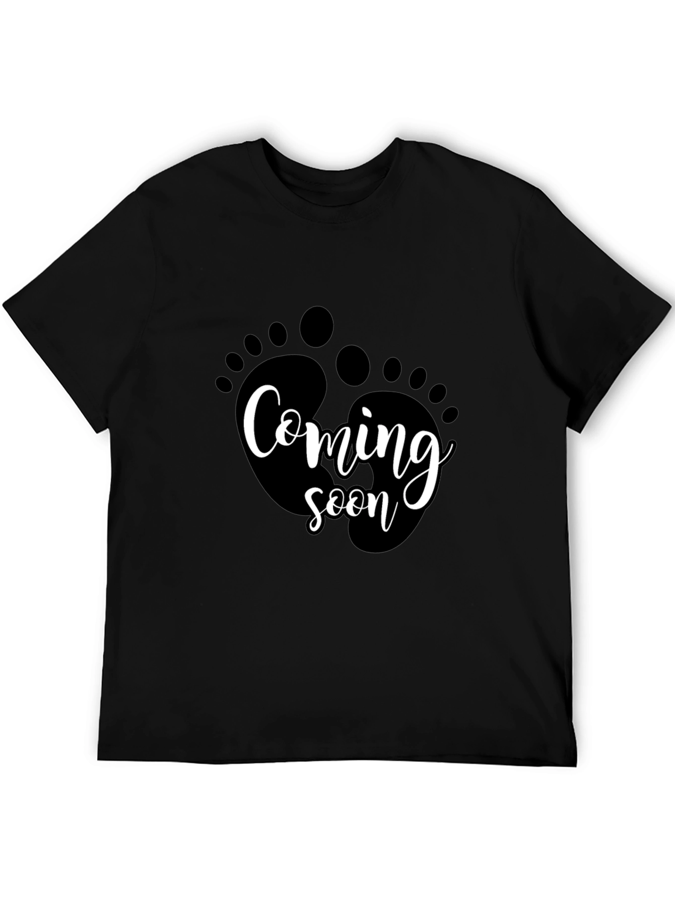 Coming Soon Baby Feet Graphic Tee