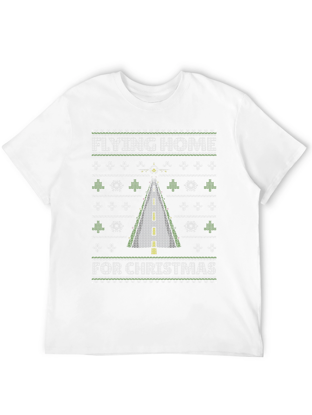 Flying Home For Christmas Ugly Sweater T-Shirt