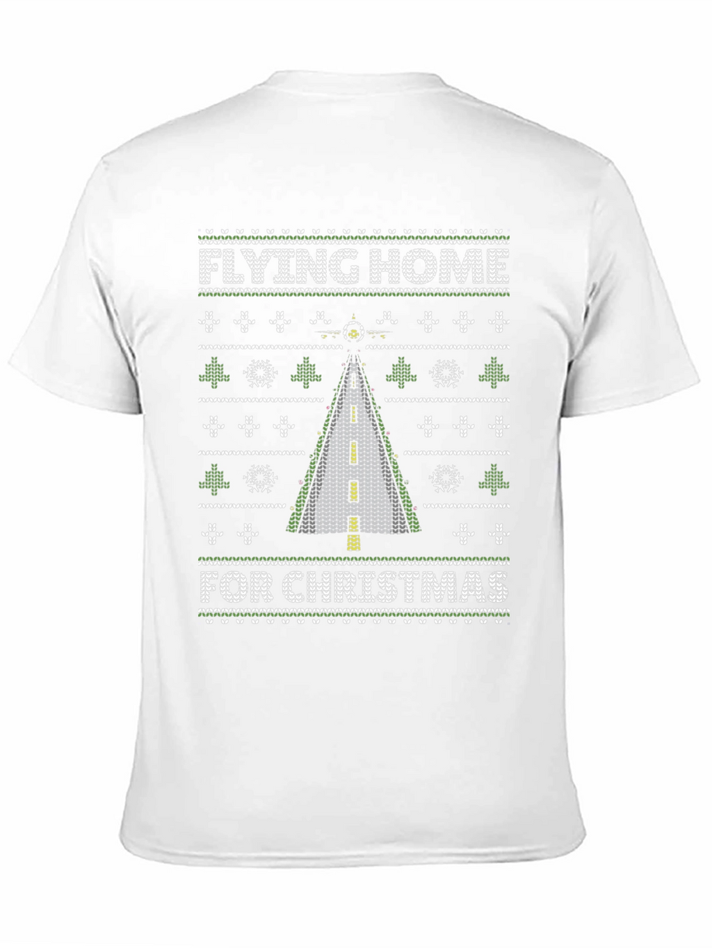 Flying Home For Christmas Ugly Sweater T-Shirt