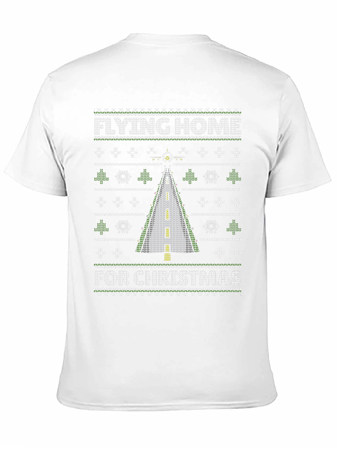 Flying Home For Christmas Ugly Sweater T-Shirt