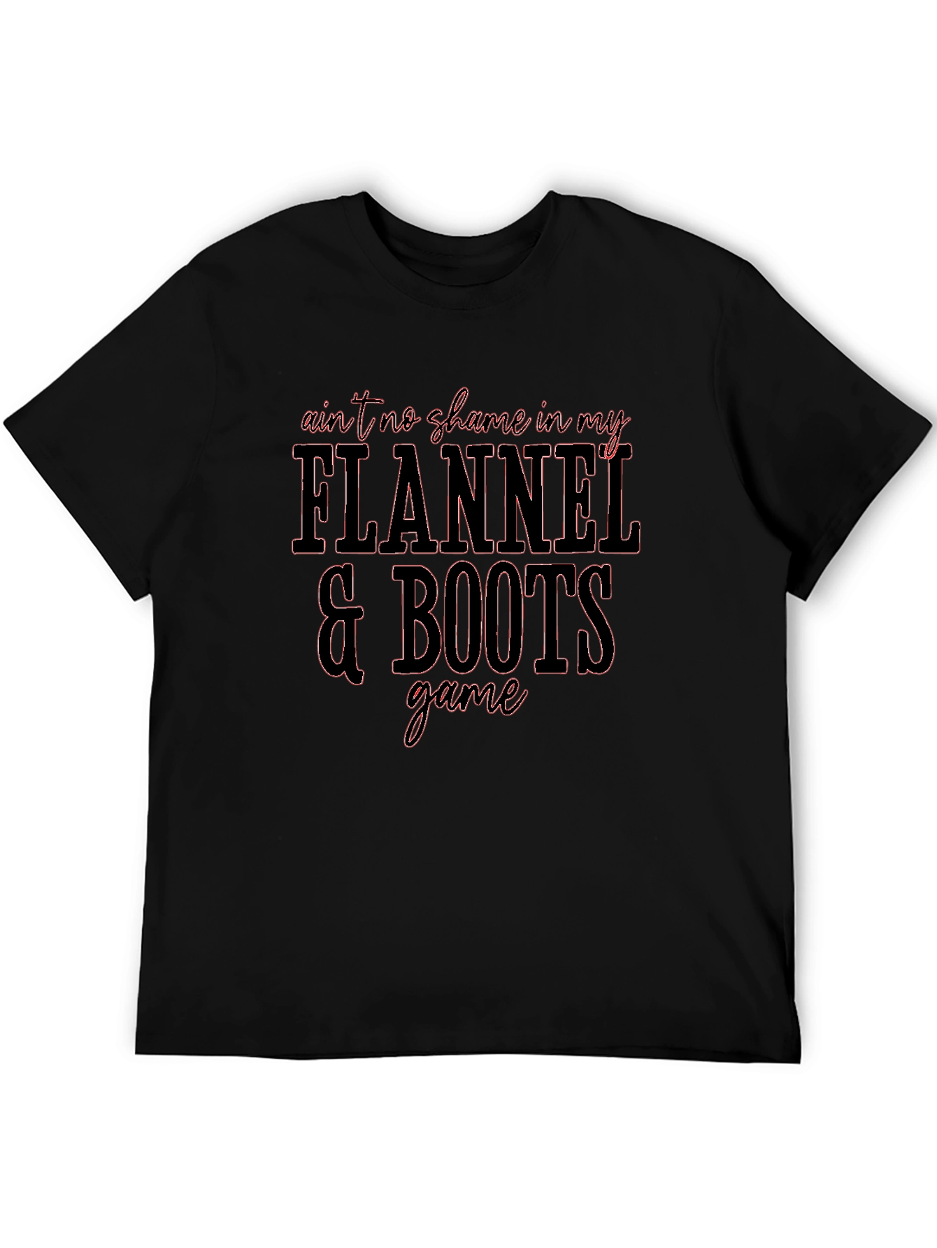 Flannel & Boots Graphic Tee - Stylish Casual Wear