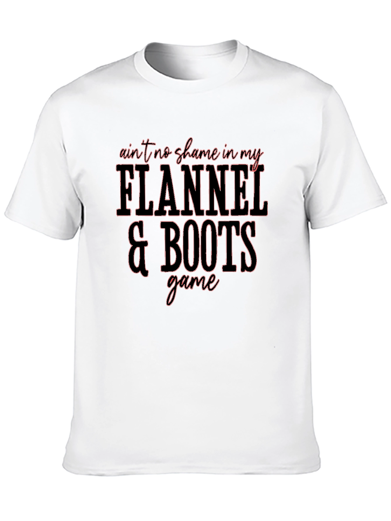 Flannel & Boots Graphic Tee - Stylish Casual Wear
