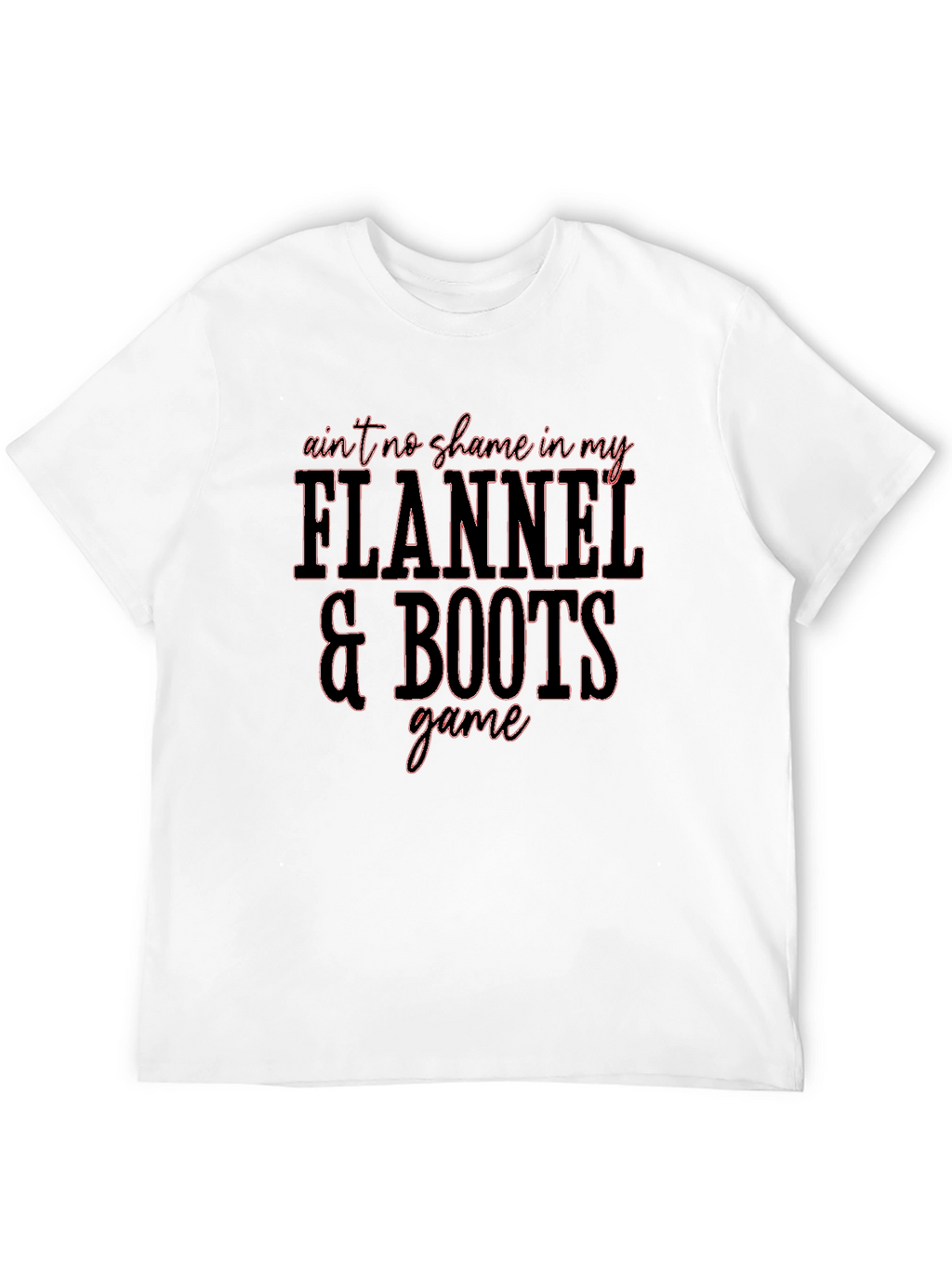 Flannel & Boots Graphic Tee - Stylish Casual Wear