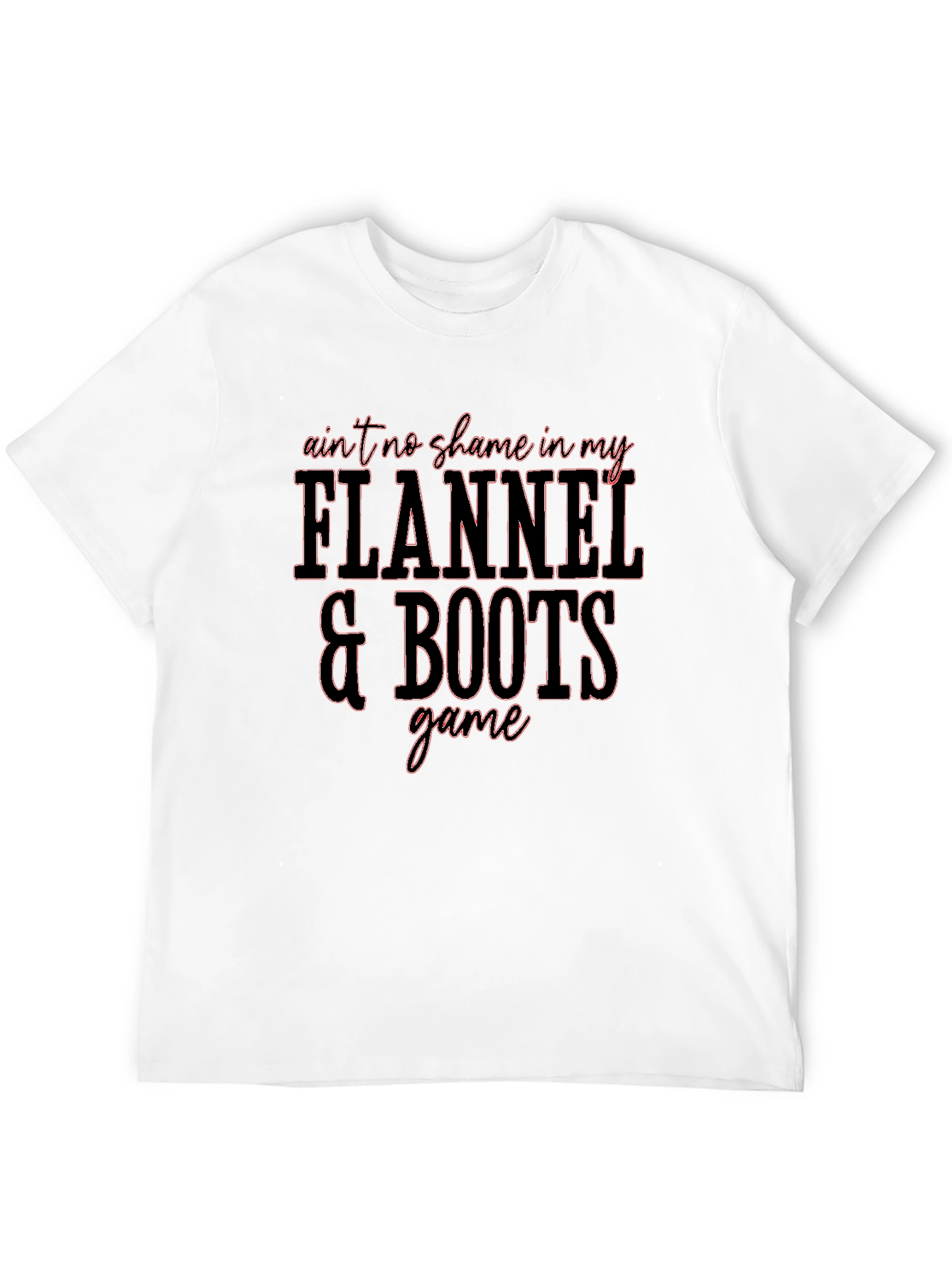 Flannel & Boots Graphic Tee - Stylish Casual Wear
