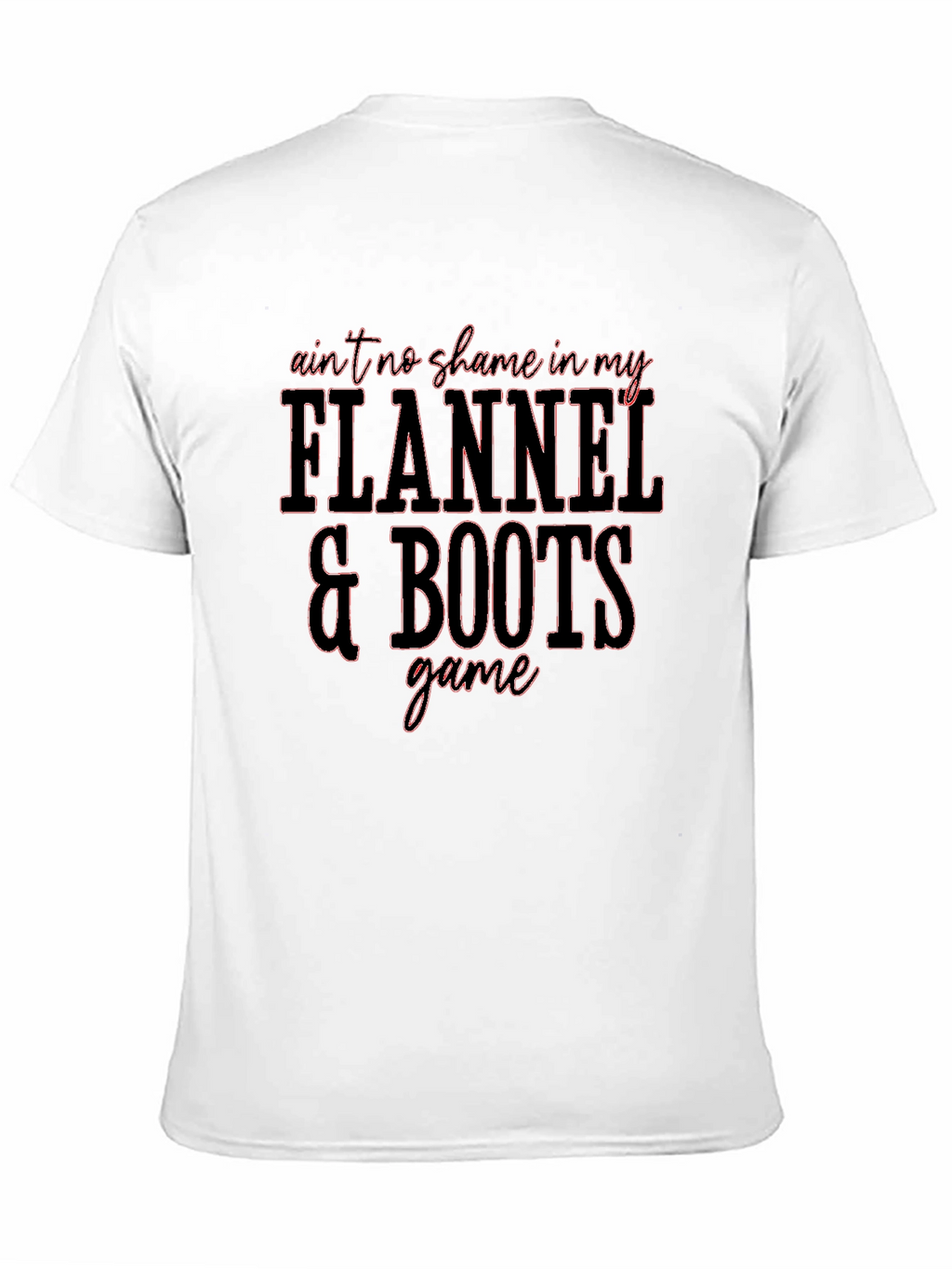 Flannel & Boots Graphic Tee - Stylish Casual Wear