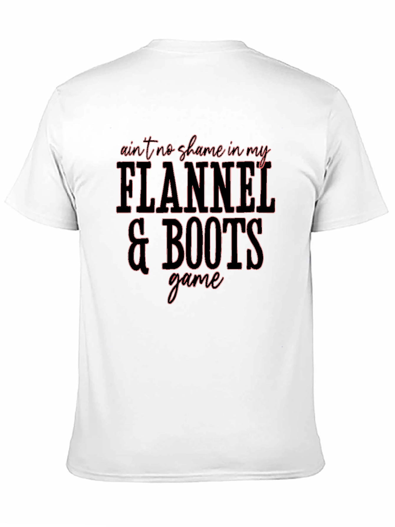 Flannel & Boots Graphic Tee - Stylish Casual Wear